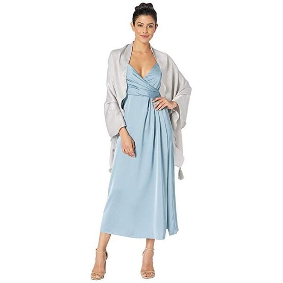 Echo Design Stole with Curly Edge Wrap (Echo Silver) - Picture 1 of 4